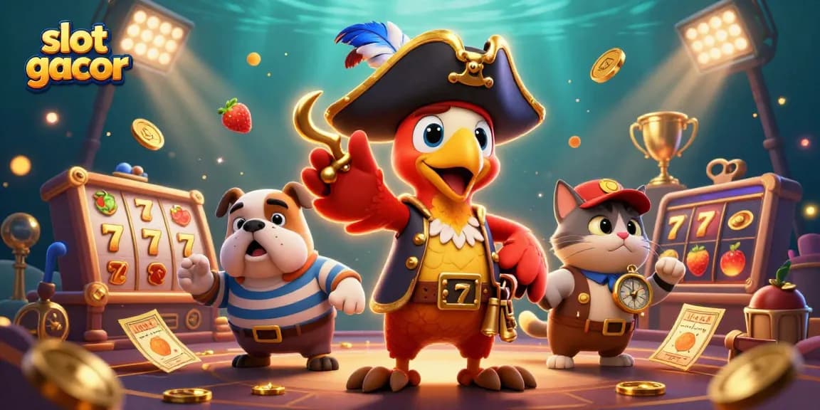 Engage in thrilling slot gacor games with vibrant characters and exciting elements.