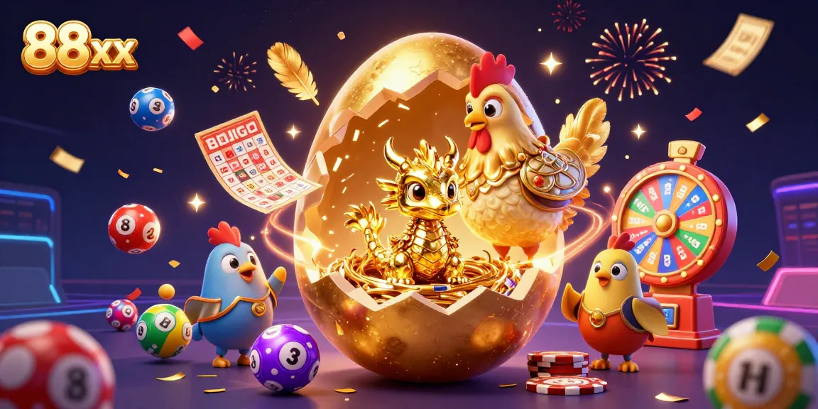 Experience thrilling action at 88 xx with a golden dragon and dynamic gaming elements.