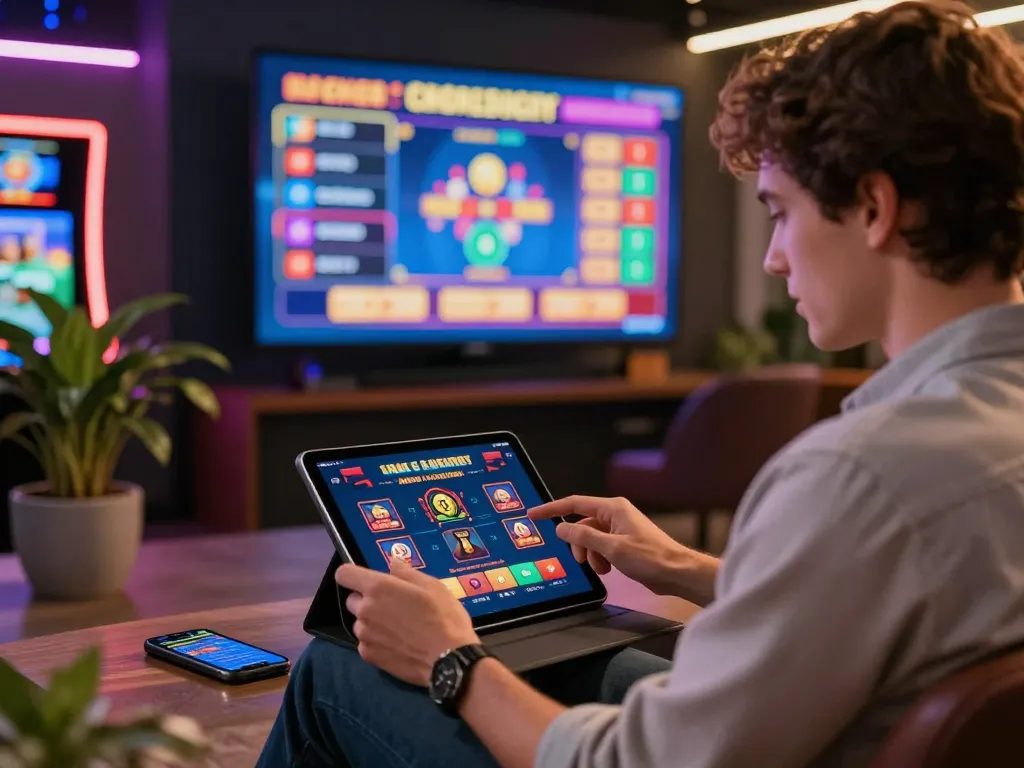 Engaging online gambling experience showcasing 789p app usage in a vibrant digital casino.
