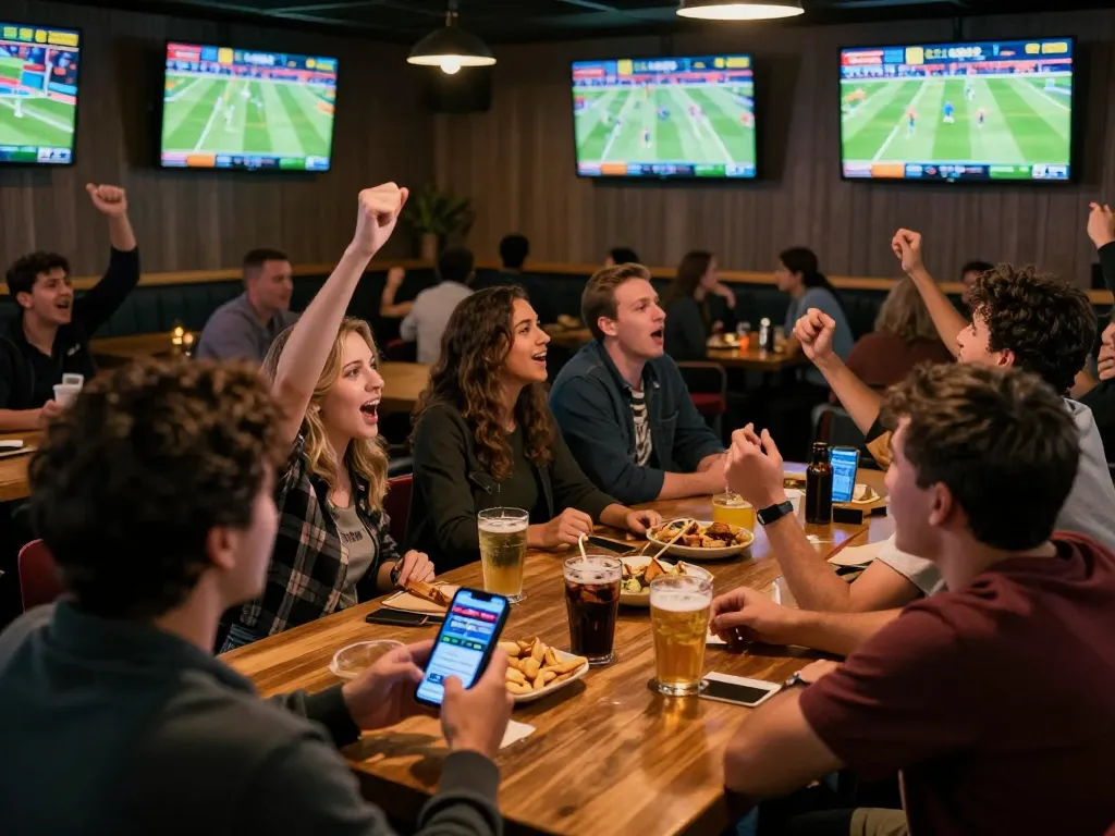 Kuwin offers a thrilling sports betting experience with engaged patrons and vibrant atmosphere.