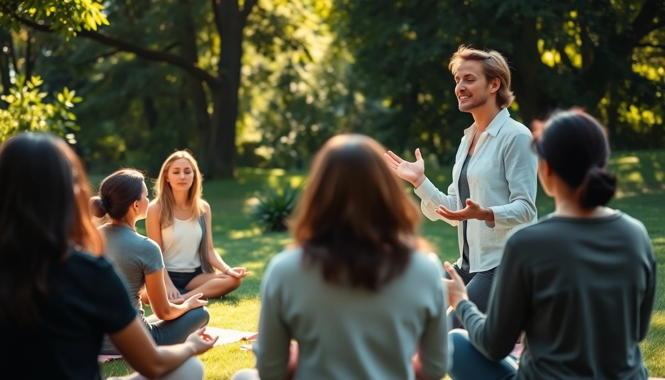 Empowering individuals to overcome stress and anxiety through meditation in nature.