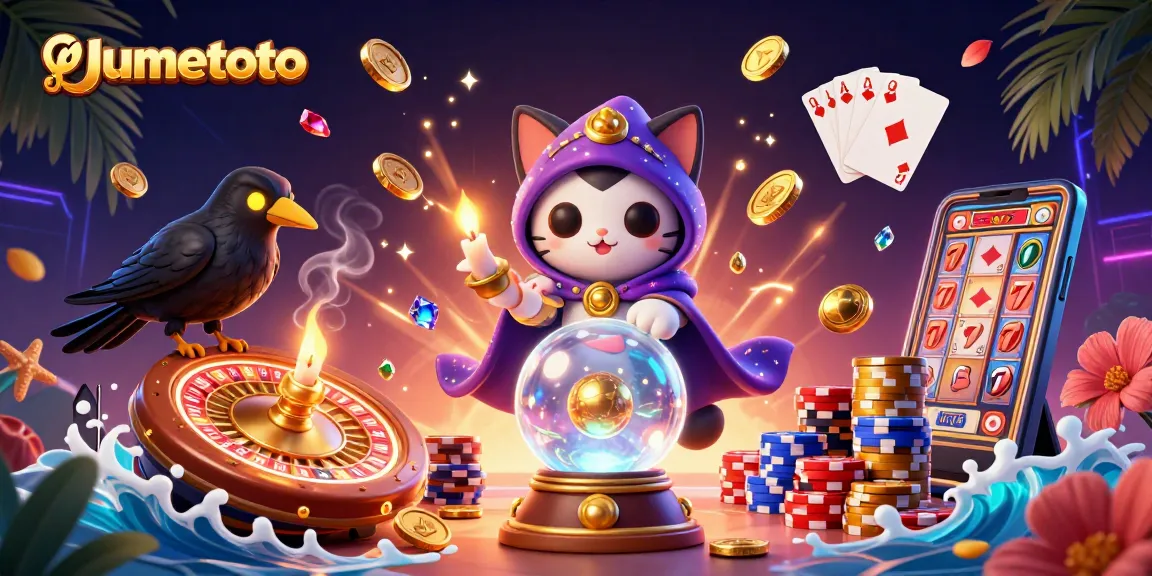 Experience yumetoto with vivid, animated gambling elements in a dynamic casino scene.
