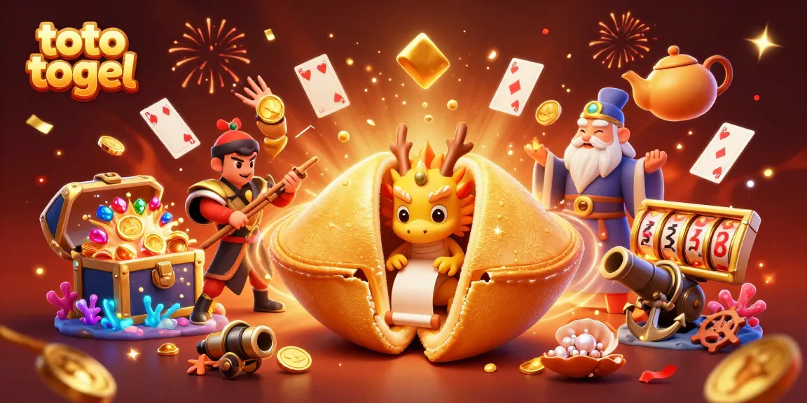 Toto togel scene featuring a wise dragon, golden treasure, and playful casino elements for engaging gamblers.