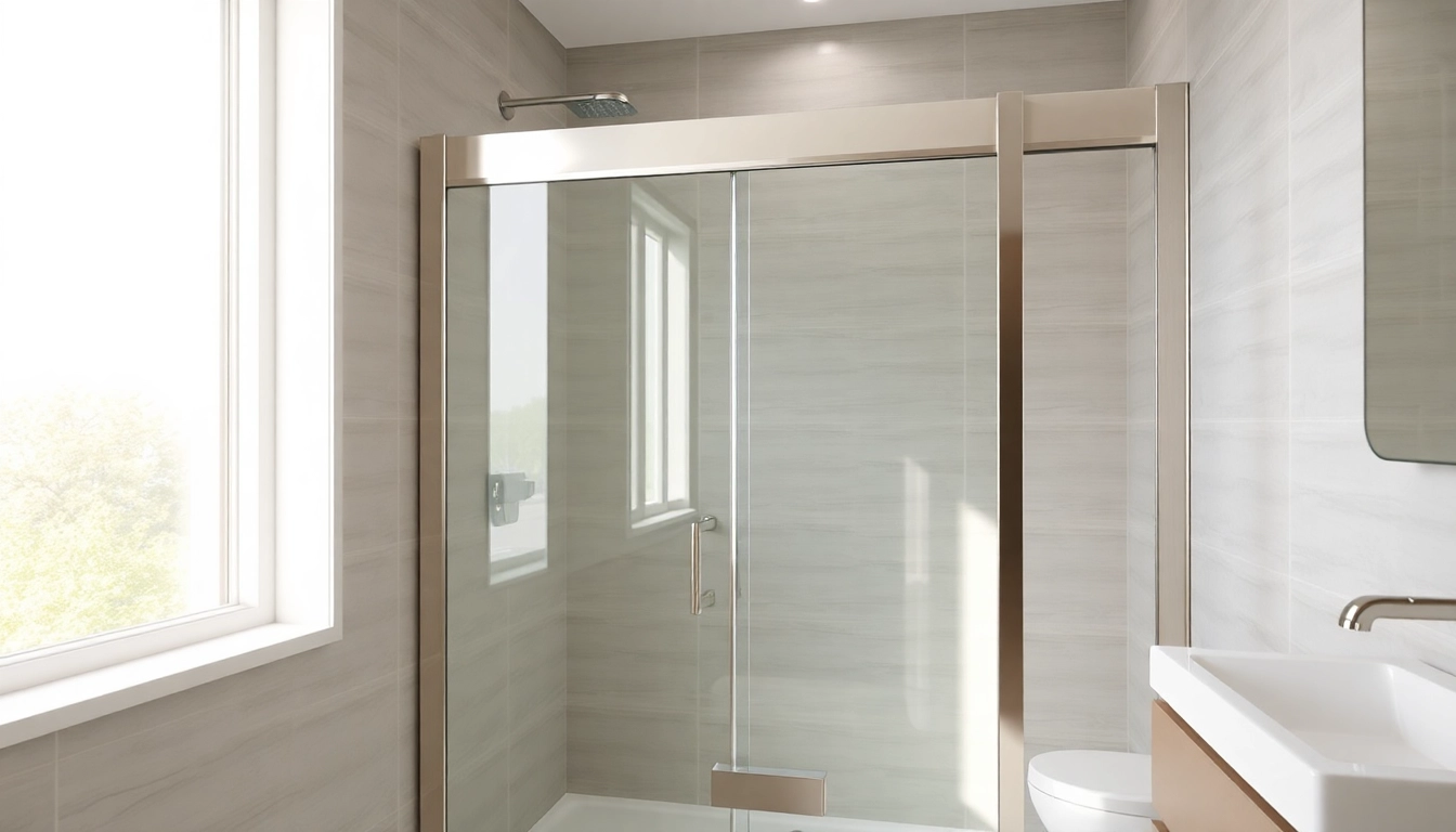 Enhance your bathroom aesthetics with a stylish shower screen sliding door that blends elegance with functionality.