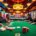 Experience the thrill of winning at Dominoqiu with vibrant casino gaming elements.