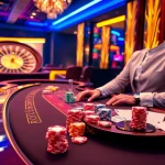 Experience thrilling online gambling at https://mm88.it.com/ with a modern casino scene featuring vibrant games.