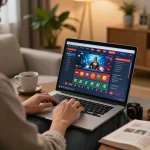 Playing online casino games at home using https://vin88.football/ with strategic preparations.