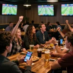 Kuwin offers a thrilling sports betting experience with engaged patrons and vibrant atmosphere.