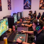 Exciting online gaming with players enjoying rik vip card games in vibrant setups