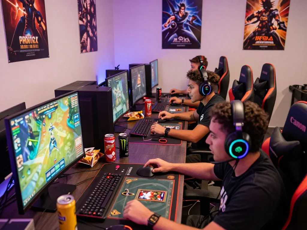 Exciting online gaming with players enjoying rik vip card games in vibrant setups