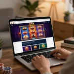 Engaged player exploring nhà cái ee88 for exciting online slot games and poker options.