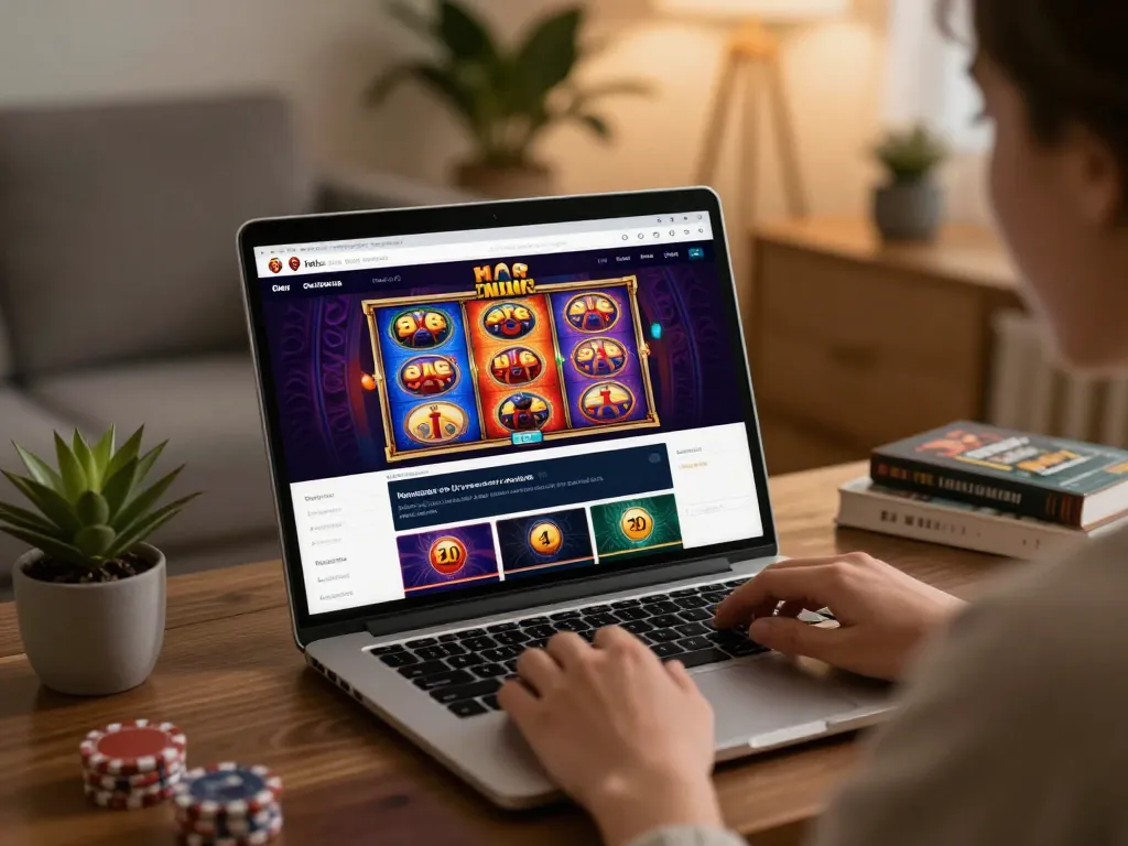 Engaged player exploring nhà cái ee88 for exciting online slot games and poker options.