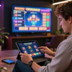 Engaging online gambling experience showcasing 789p app usage in a vibrant digital casino.