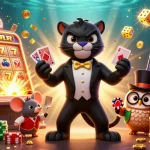 Experience thrilling gameplay with tải sunwin as characters deal cards and celebrate big wins