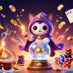 Experience yumetoto with vivid, animated gambling elements in a dynamic casino scene.
