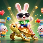 Join the fun with VT88 in this vibrant 3D casino illustration celebrating gaming excitement.