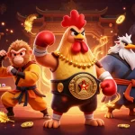 Experience thrilling games at hit club featuring dynamic characters in a vibrant casino scene.