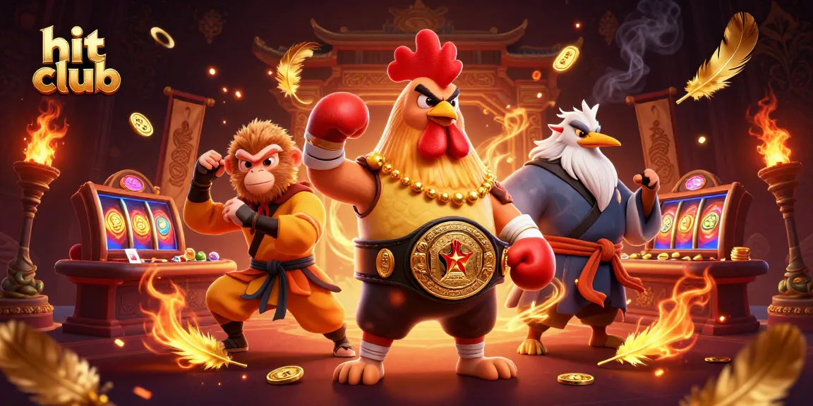 Experience thrilling games at hit club featuring dynamic characters in a vibrant casino scene.
