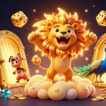 Bets come to life with BGD33 COM in this vibrant casino illustration featuring golden treasures and lively characters.