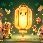 Engage in the excitement of real money online casinos Australia with vibrant 3D casino elements and characters.