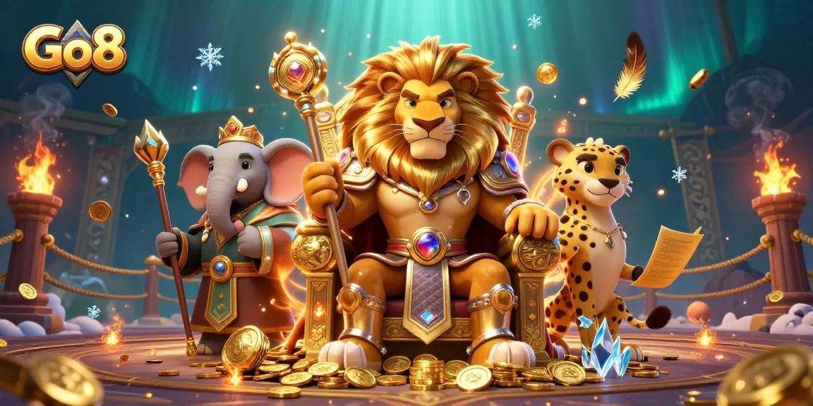Engage with Go8's thrilling online casino world, exploring vibrant 3D gaming experiences.